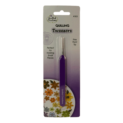 Quilled Creations fine tip quilling tweezers sold by RQC Supply Canada located in Woodstock, Ontario