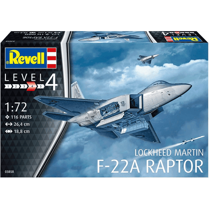 Revell Lockheed Martin F-22A Raptor Model Kit sold by RQC Supply Canada an arts and craft store located in Woodstock, Ontario