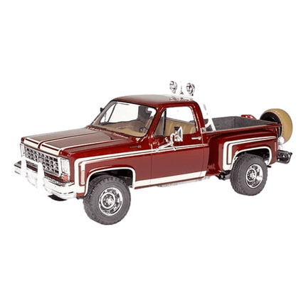 Revell, 76 Chevy Sport Stepside Pickup, 4×4 RMX 85-4486, 1/24 scale, model car, Red and White, RQC Supply, Woodstock, Ontario
