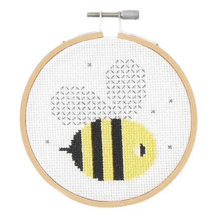 Bumble Bee Cross Stitch Kit sold by RQC Supply Canada an arts and craft store located in Woodstock, Ontario