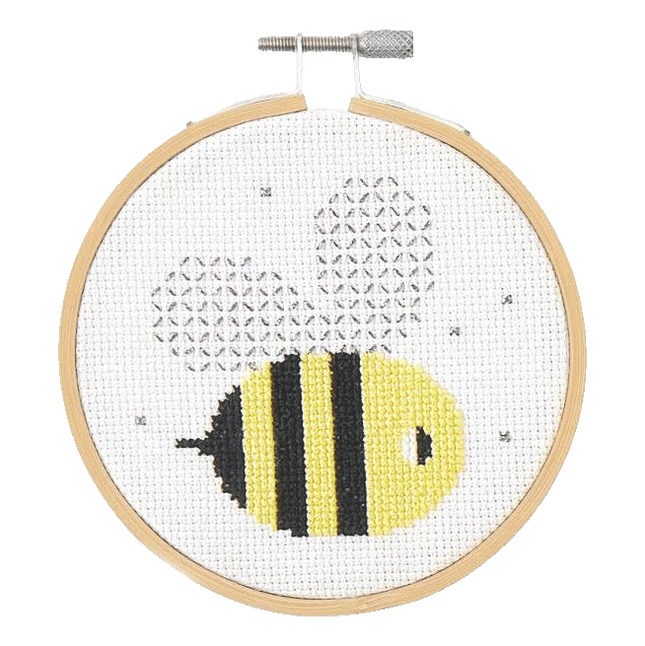 Bumble Bee Cross Stitch Kit sold by RQC Supply Canada an arts and craft store located in Woodstock, Ontario