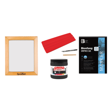 Speedball Beginner Stencil Kit Frame sold by RQC Supply Canada an arts and craft store located in Woodstock, Ontario