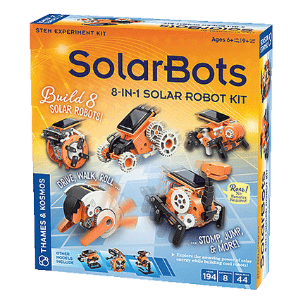 Solar Bots 8 in 1 Solar Robot Kit sold by RQC Supply Canada an arts and craft store located in Woodstock, Ontario
