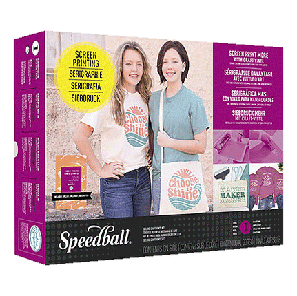 Speedball Deluxe Screenprinting Kit sold by RQC Supply Canada an art and craft hobby store located in Woodstock, Ontario