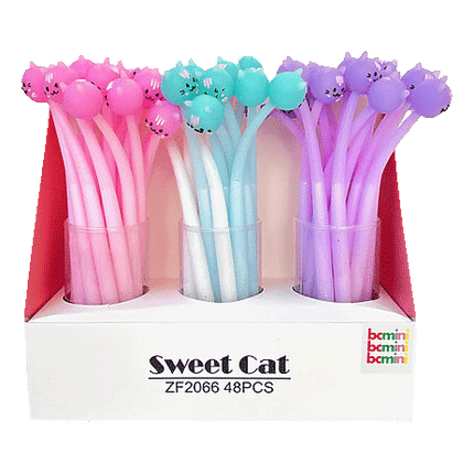Cat Gel Wiggle Pens sold by RQC Supply Canada an arts and craft store located in Woodstock, Ontario