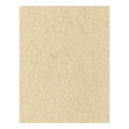 Get your Parchment Paper Cardstock in 8.5" x 11" width now sold at RQC Supply Canada located in Woodstock, Ontario, showing tan parchment paper scrapbooking paper