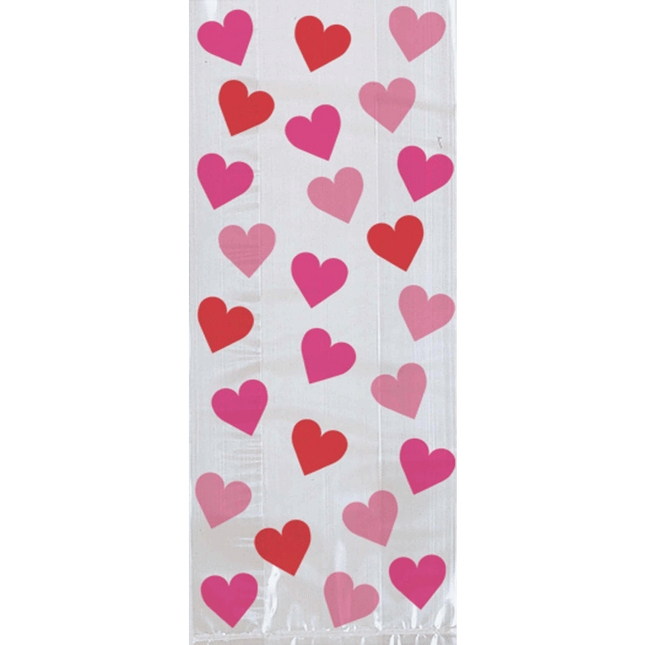 Heart Printed Valentines Day Bags sold by RQC Supply Canada a craft store located in Woodstock, Ontario