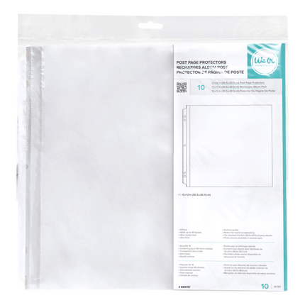 We R Memory Keepers 50pk page protectors sold by RQC Supply Canada located in Woodstock, Ontari