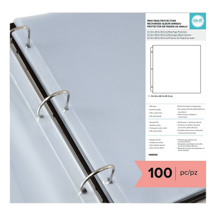 We R Memory Keepers 100pk page protectors sold by RQC Supply Canada located in Woodstock, Ontario
