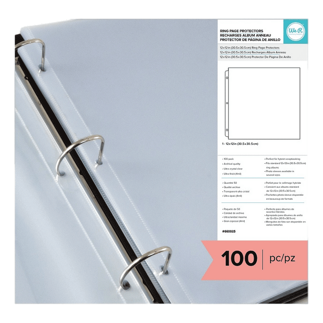 We R Memory Keepers 100pk page protectors sold by RQC Supply Canada located in Woodstock, Ontario