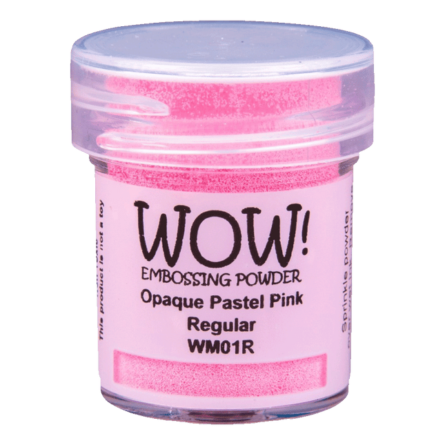 Opaque Pastel Embossing Powder Regular Pink sold by RQC Supply Canada an arts and craft store located in Woodstock, Ontario