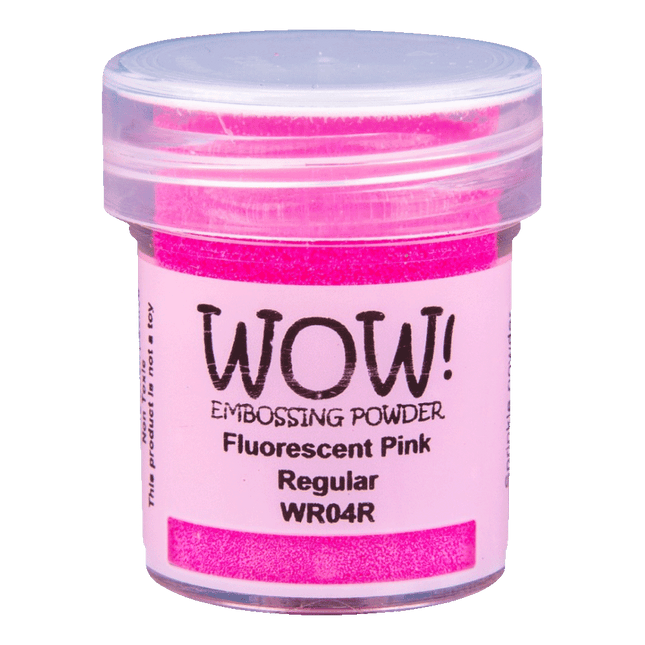 Wow Embossing Powder Fluorescent Pink sold by RQC Supply Canada an arts and craft store located in Woodstock, Ontario