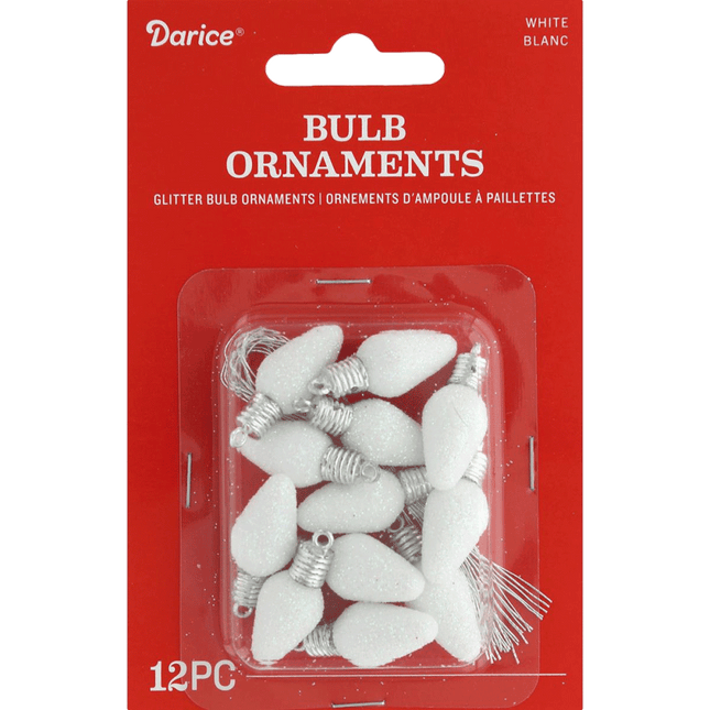 Glitter Bulb Ornaments sold by RQC Supply Canada located in Woodstock, Ontario