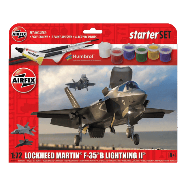 1/72 Scale Airfix Lockheed Martin F-35B Lightning II Kit sold by RQC Supply Canada an arts and craft store located in Woodstock, Ontario