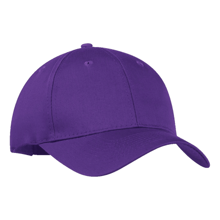 Youth 130 Economy Cotton Twill Hat sold by RQC Supply Canada an arts and craft store located in Woodstock, Ontario showing purple hat