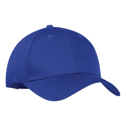 Youth 130 Economy Cotton Twill Hat sold by RQC Supply Canada an arts and craft store located in Woodstock, Ontario showing royal blue hat