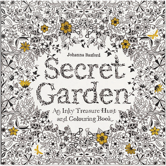 Secret Garden Adult Colouring Book sold by RQC Supply Canada an arts and craft store located in Woodstock Ontario