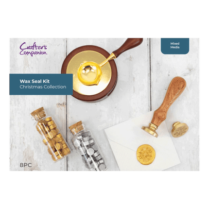 Crafters Companion Wax Seal Kit Christmas Collection set sold by RQC Supply Canada an arts and craft store located in Woodstock, Ontario