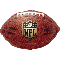NFL Football Helium Filled balloons sold by RQC Supply Canada located in Woodstock, Ontario