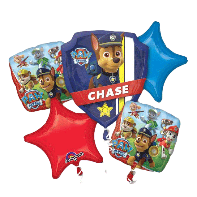 Paw Patrol Shield Helium Filled Balloons sold by RQC Supply Canada located in Woodstock, Ontario
