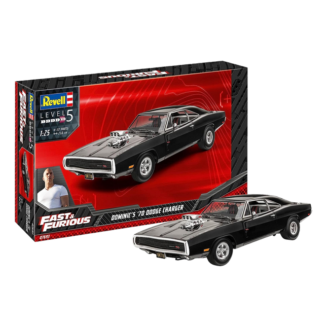 Revell, Fast and Furious, Domenics 1970 Dodge Charger, 1/25 Scale, RVG 07693, RQC Supply Woodstock, Ontario