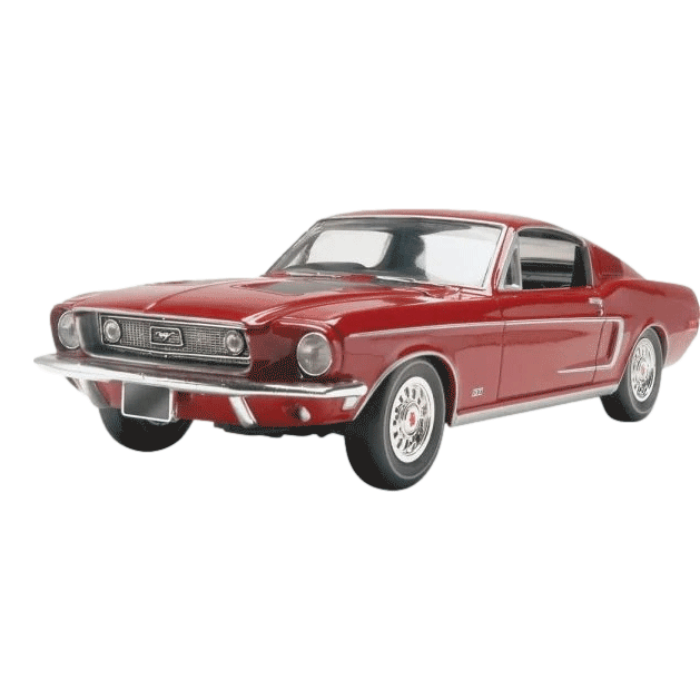 1/25 '68 Ford Mustang GT 2N1, Model Car, Red, 85-4215, RQC Supply, Woodstock, Canada