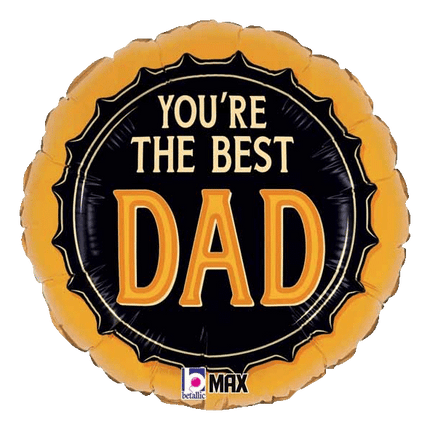 Your the Best Dad Happy Father's Day Helium Filled Balloons sold by RQC Supply Canada an arts and craft store located in Woodstock, Ontario