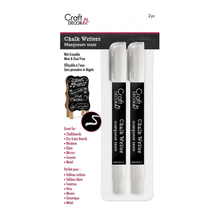 White Chalk Writers sold by RQC Supply Canada a craft store located in Woodstock, Ontario
