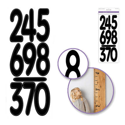 Paper Craft Sticker: 5"x12" Letters & Numbers Medley  Clear/Photo Safe -  Forever in Time