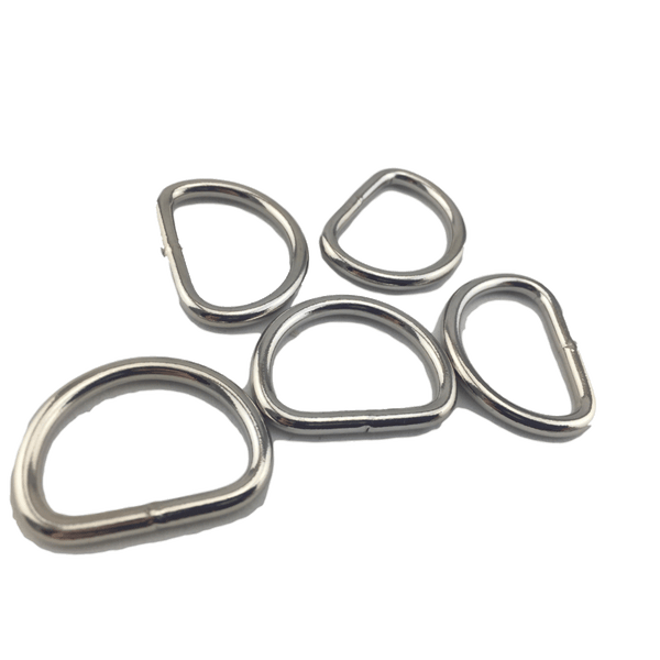 10 Pcs 304 Stainless Steel Heavy Duty Welded D Ring Solid Metal D Rings for  Camping Belt, Dog Leashes Hardware