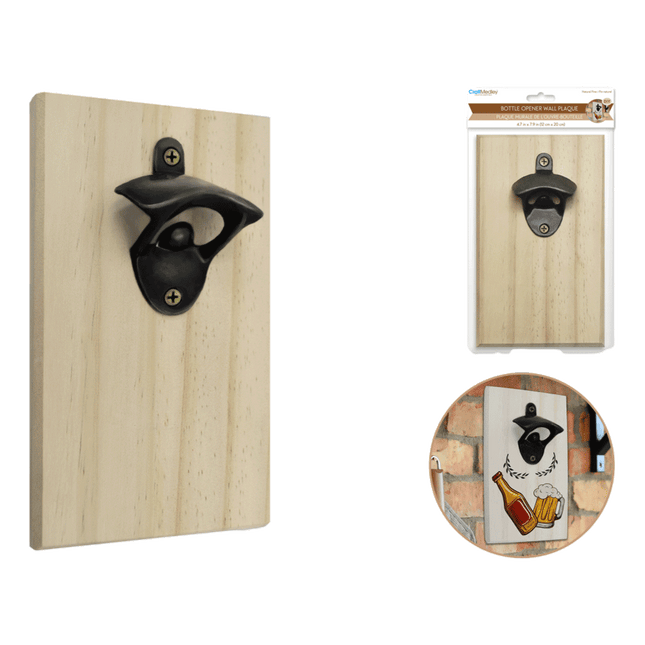 Wall Decor Beer Bottle Opener sold by RQC Supply Canada an arts and craft store located in Woodstock, Ontario