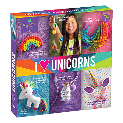 I Love Unicorns craft kit sold by RQC Supply Canada located in Woodstock, Ontario