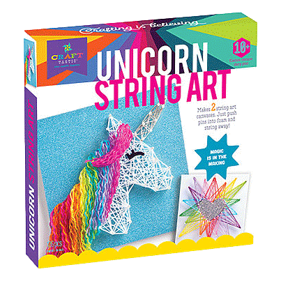 Unicorn String Art Kit sold by RQC Supply Canada located in Woodstock Ontairo
