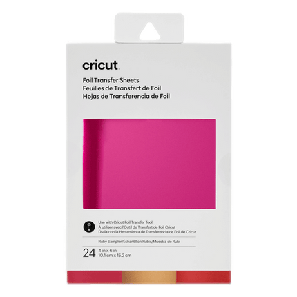 Cricut Foil Transfer Sheets Sampler Ruby sold by RQC Supply Canada