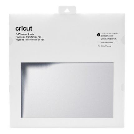 Cricut Foil Transfer Sheets Silver RQC Supply Canada