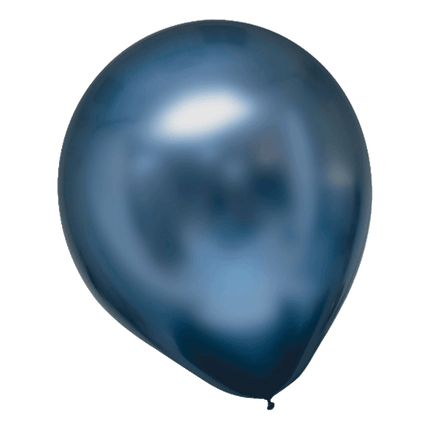 Satin Luxe Latex Balloons sold by RQC Supply Canada located in Woodstock, Ontario shown in Azure Blue colour