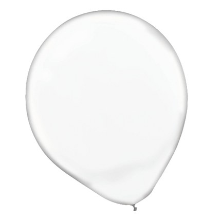 12" Clear latex balloons sold by RQC Supply Canada located in Woodstock, Ontario