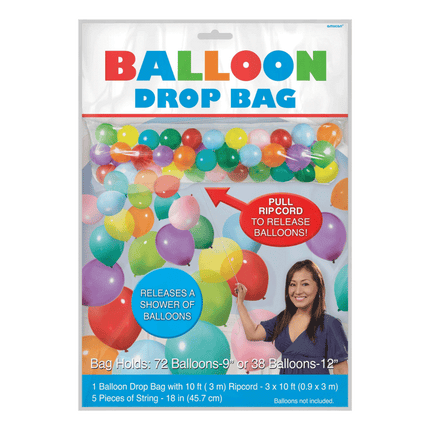 Balloon drop bag sold by RQC Supply Canada located in Woodstock, Ontario