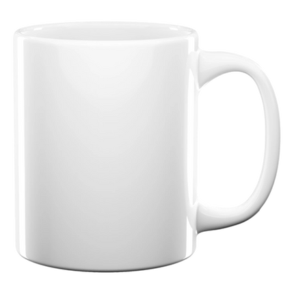 11 oz Ceramic White Mugs sold by RQC Supply Canada located in Woodstock Ontario