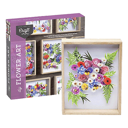 Craft Crush DIY Flower Art Kit