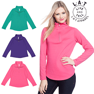 3764 Ladies 1/4 Zip Pullover