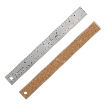 Flexible Stainless Steel Rulers sold by RQC Supply Canada an arts and craft store located in Woodstock, Ontario