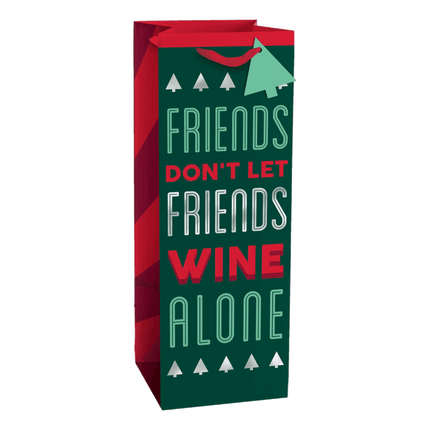 Friends don't let friends drink wine alone sold by RQC Supply Canada located in Woodstock, Ontario