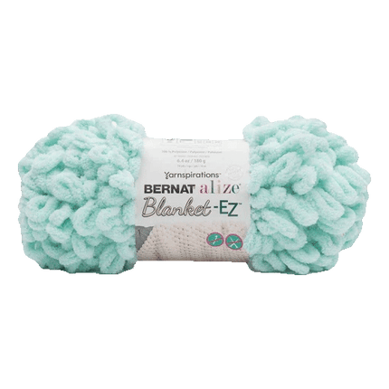Yarnspirations Bernat Alize Blanket - EZ Yarn sold by RQC Supply Canada an arts and Craft Store located in Woodstock, Ontario showing Mint colour
