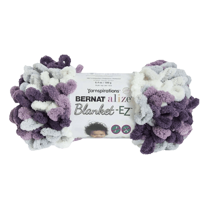 Yarnspirations Bernat Alize Blanket - EZ Yarn sold by RQC Supply Canada an arts and Craft Store located in Woodstock, Ontario showing thistle