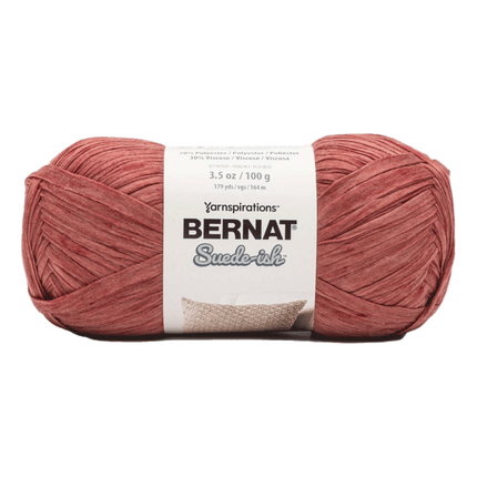 Bernat Suede-ish Yarn sold by RQC Supply Canada located in Woodstock, Ontario shown in Garnat colour