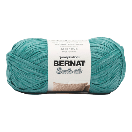 Bernat Suede-ish Yarn sold by RQC Supply Canada located in Woodstock, Ontario shown in Turquoise colour