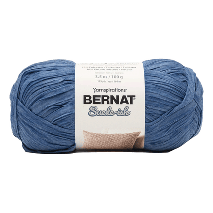 Bernat Suede-ish Yarn sold by RQC Supply Canada located in Woodstock, Ontario shown in Ocean colour