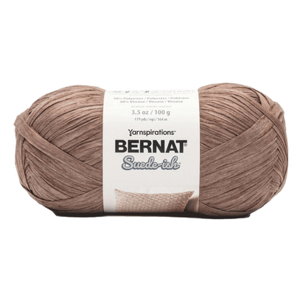 Bernat Suede-ish Yarn sold by RQC Supply Canada located in Woodstock, Ontario shown in Mahogany colour