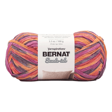 Bernat Suede-ish Yarn sold by RQC Supply Canada located in Woodstock, Ontario shown in Winter Blooms colour